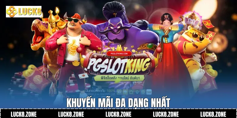 Khuyến mãi đa dạng nhất